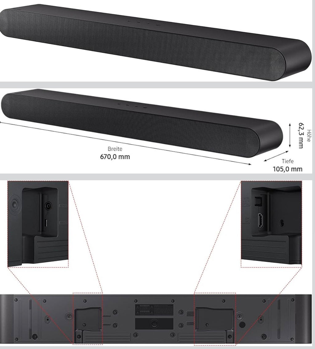 Soundbar  der Firma Samsung Model: HW-S56B 3.0-Kanal, Zustand: Neu (originalverpackt & eingeschweißt)
