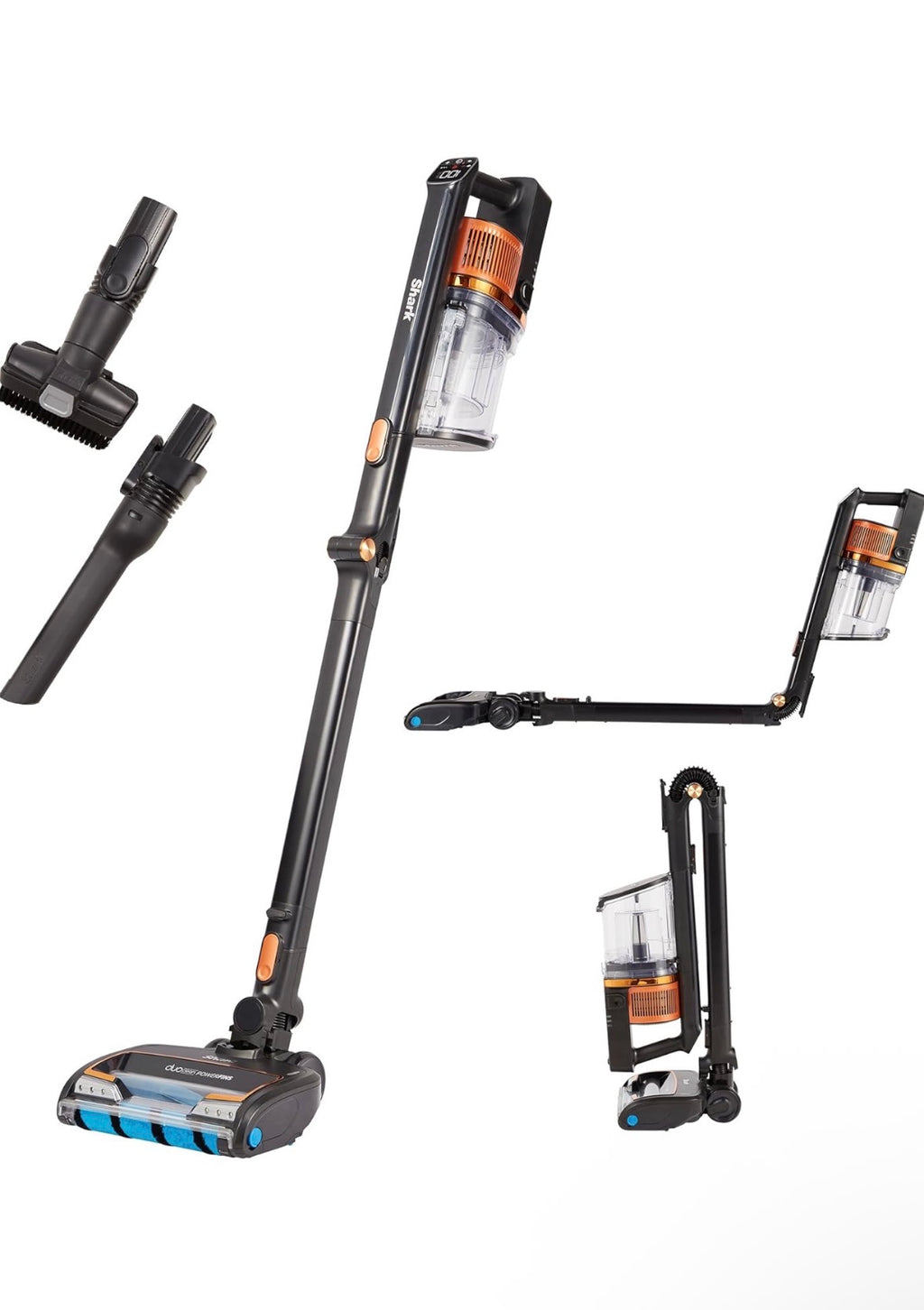 Akku-Staubsauger der Firma Shark, Model: IZ300EU  Schwarz/Kupfer,  Gebraucht, Generalüberholt (sehr gut)
