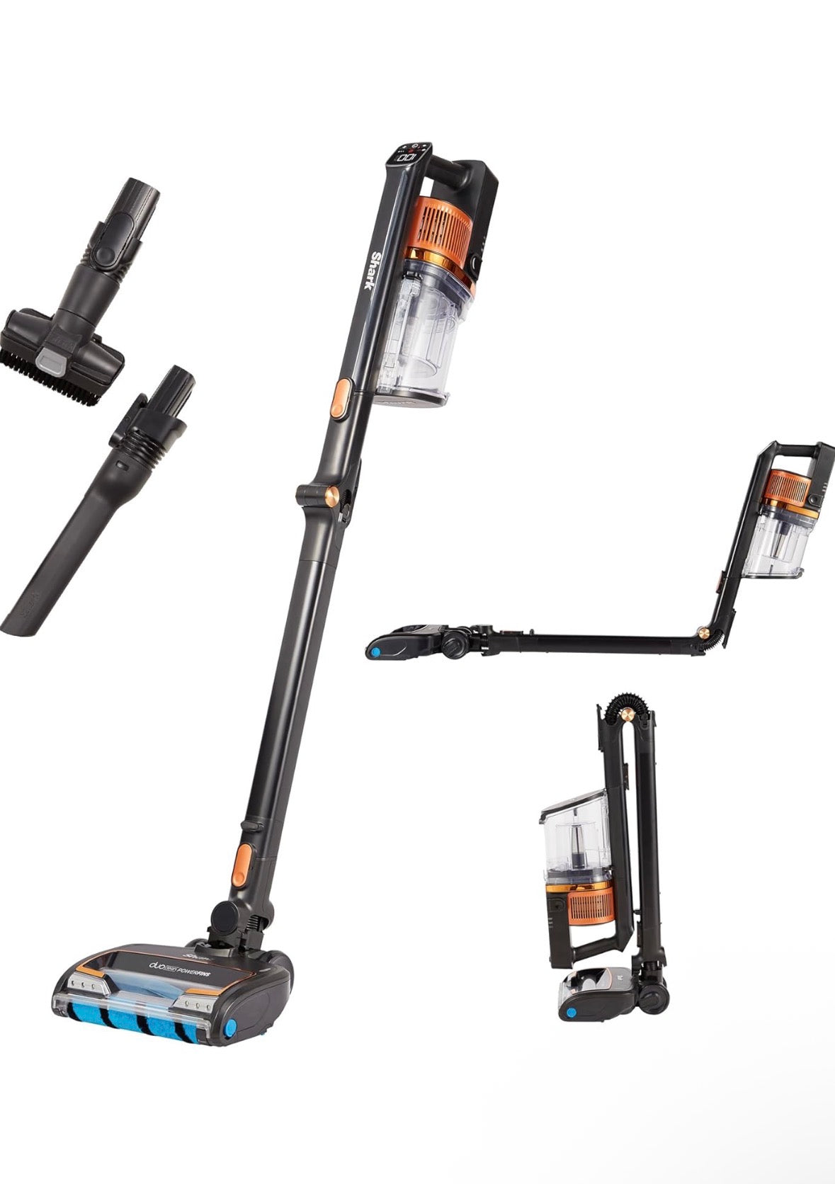 Akku-Staubsauger der Firma Shark, Model: IZ300EU  Schwarz/Kupfer,  Gebraucht, Generalüberholt (sehr gut)
