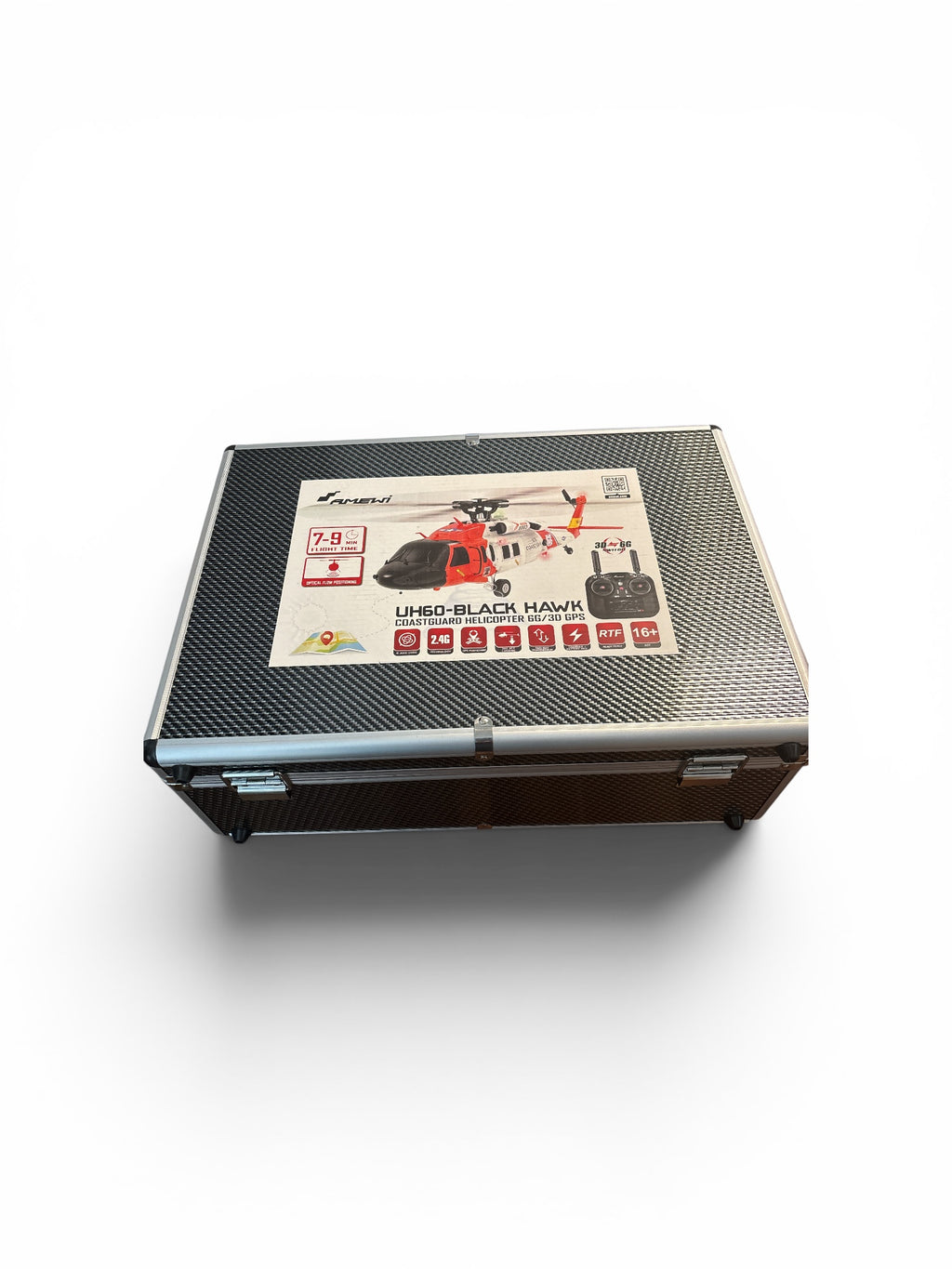 Amewi UH60 Black Hawk Coastguard 6G/3D GPS RTF (1:47) – B-Ware / Neu & Unbenutzt