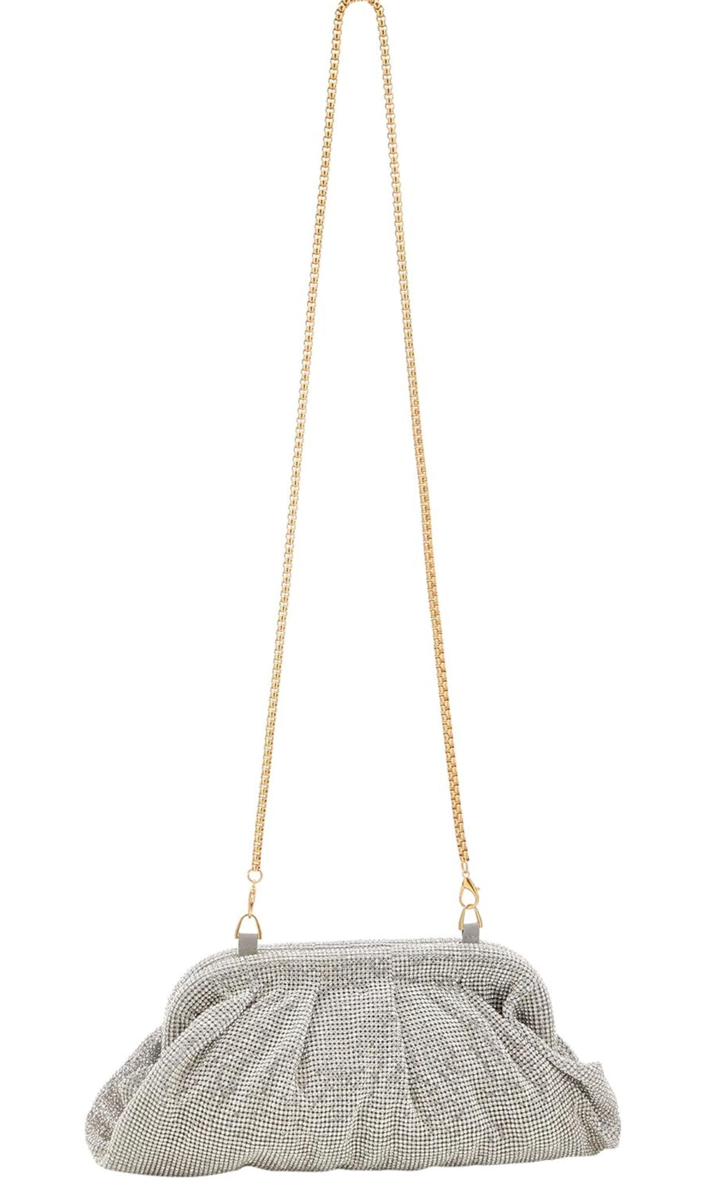 NAEMI Damen Clutch Bag Silber