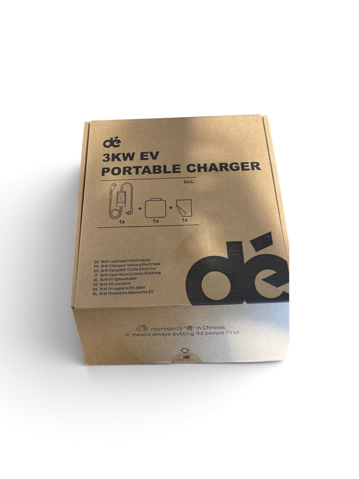 3,7 kW EV Portable Charger Elektroauto Ladegerät 10 m mit Adapter