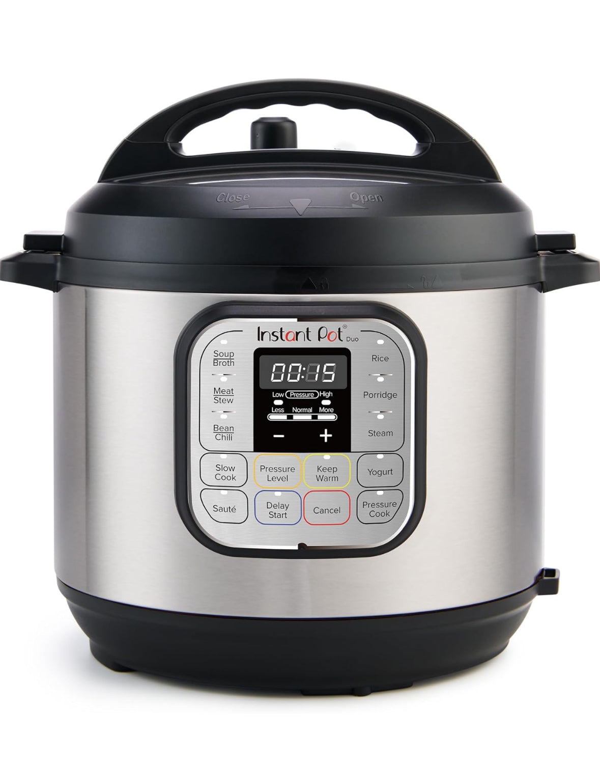Instant Pot Duo 7-in-1-Multikocher 5,7 l – gebürstetes Edelstahl, großer Schnellkochtopf, Schongarer(Gebraucht,Zustand: wie neu )