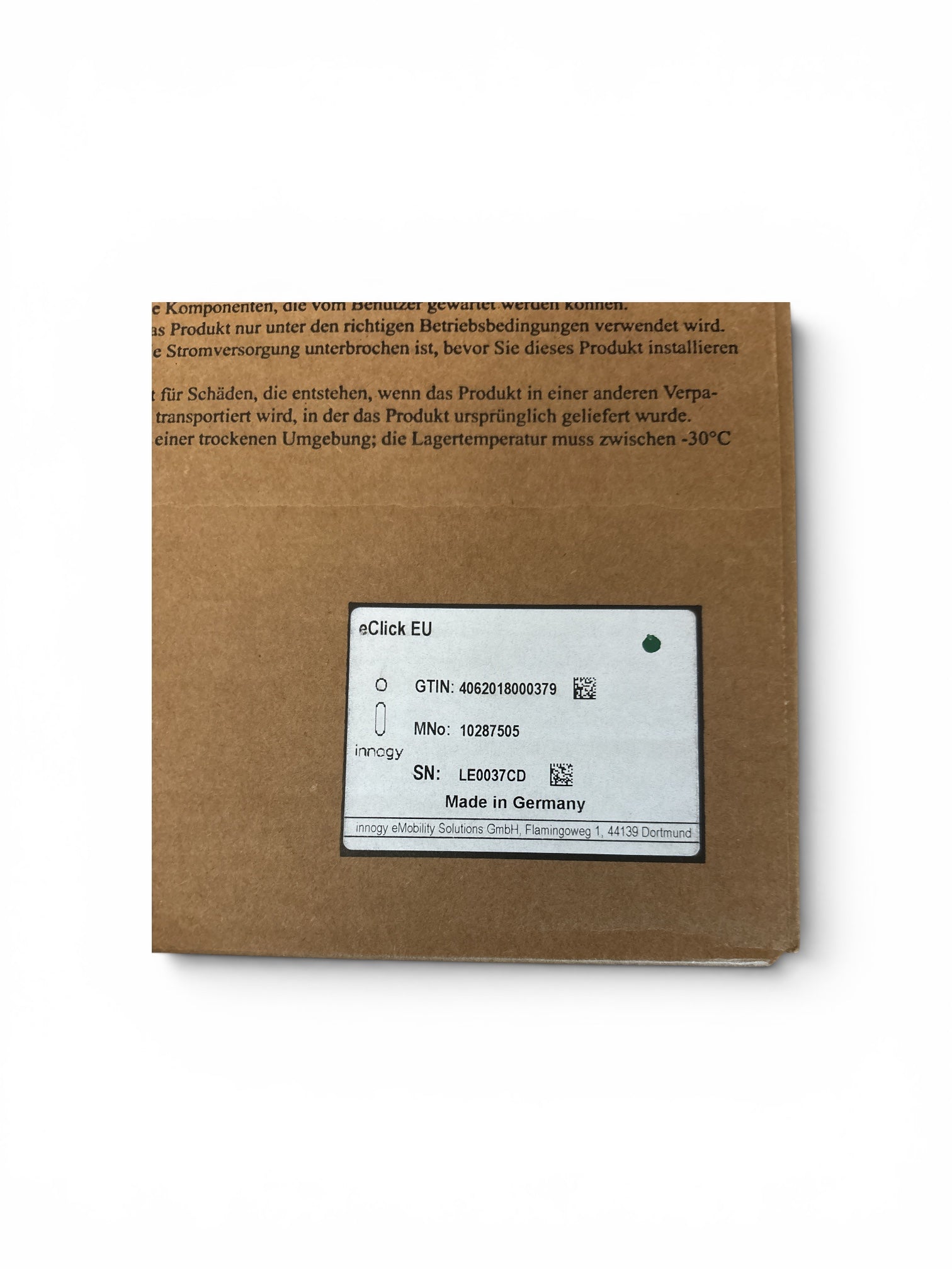 Compleo innogy eBox Wallbox Komplettset inkl eClick Dockingstation Typ 2