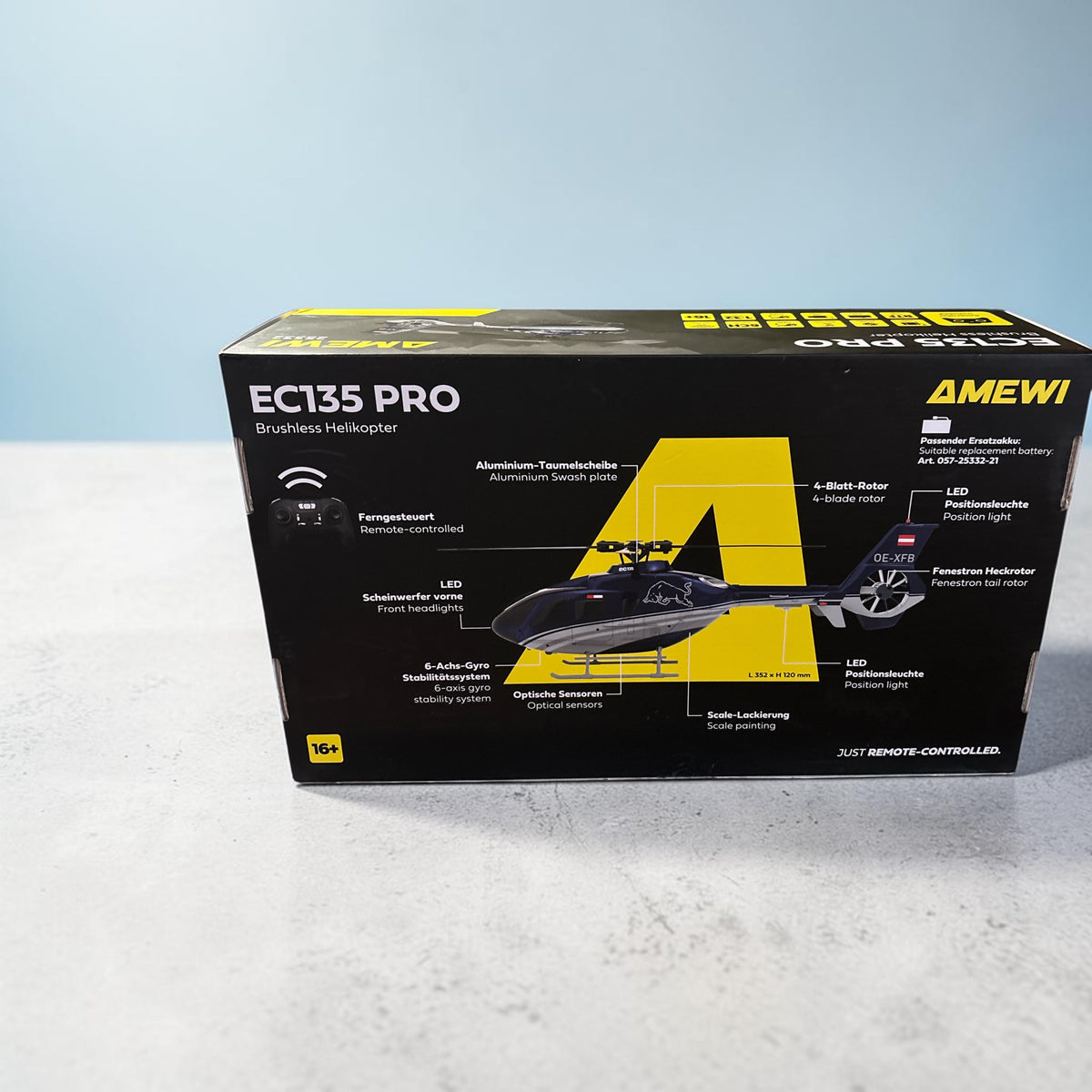 🚁 AMEWI EC135 PRO Brushless – The Flying Bulls – NEU & OVP