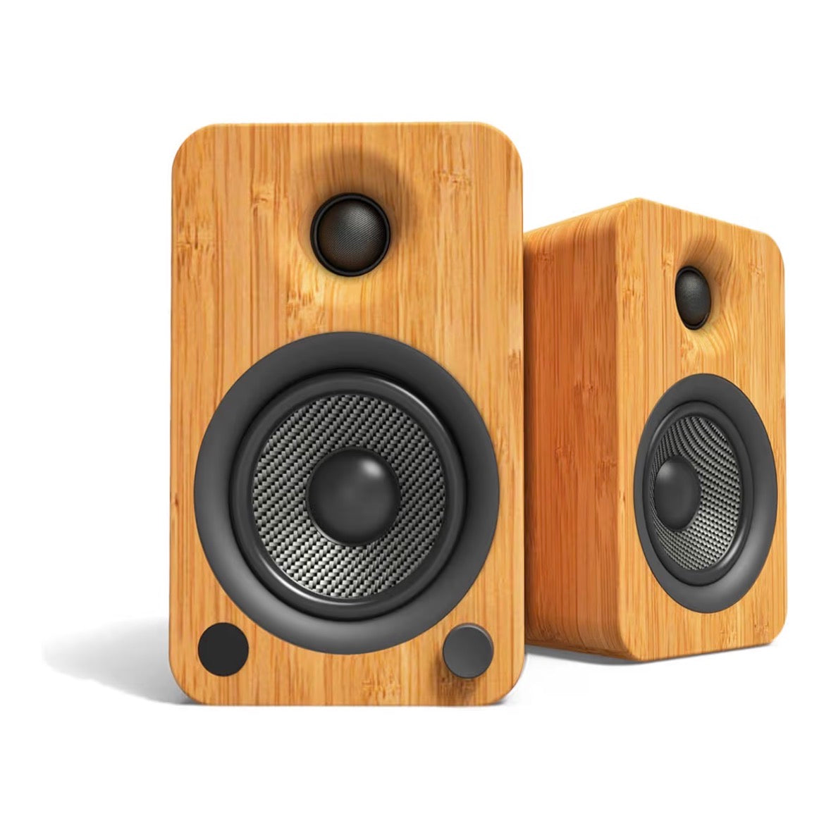 Aktiv-Lautsprecher der Firma Kanto Yu4 , HiFi, Bluetooth, Bambus , 1 Paar, Retoure in neuwertigem Zustand