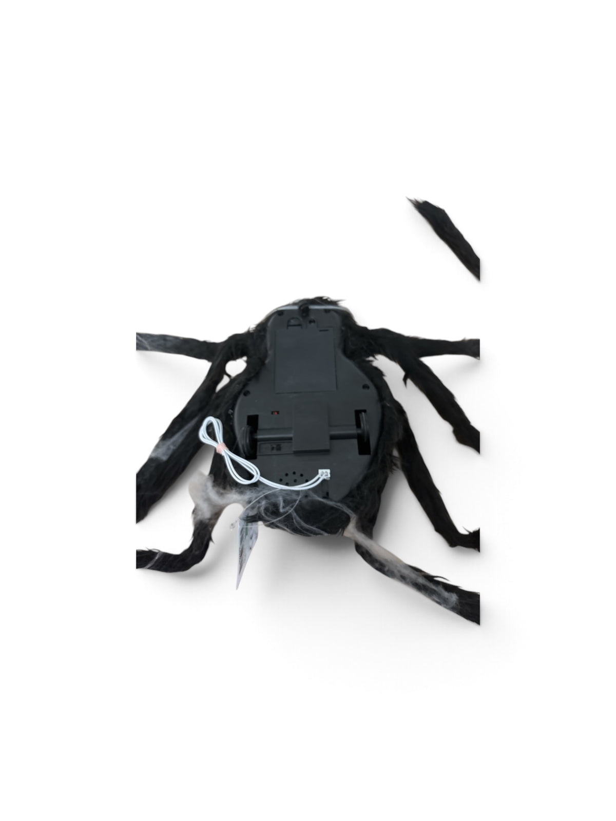 🕷️ Halloween Spinne mit Leuchtaugen & Bewegung – Sound-/Druckknopf-Aktivierung