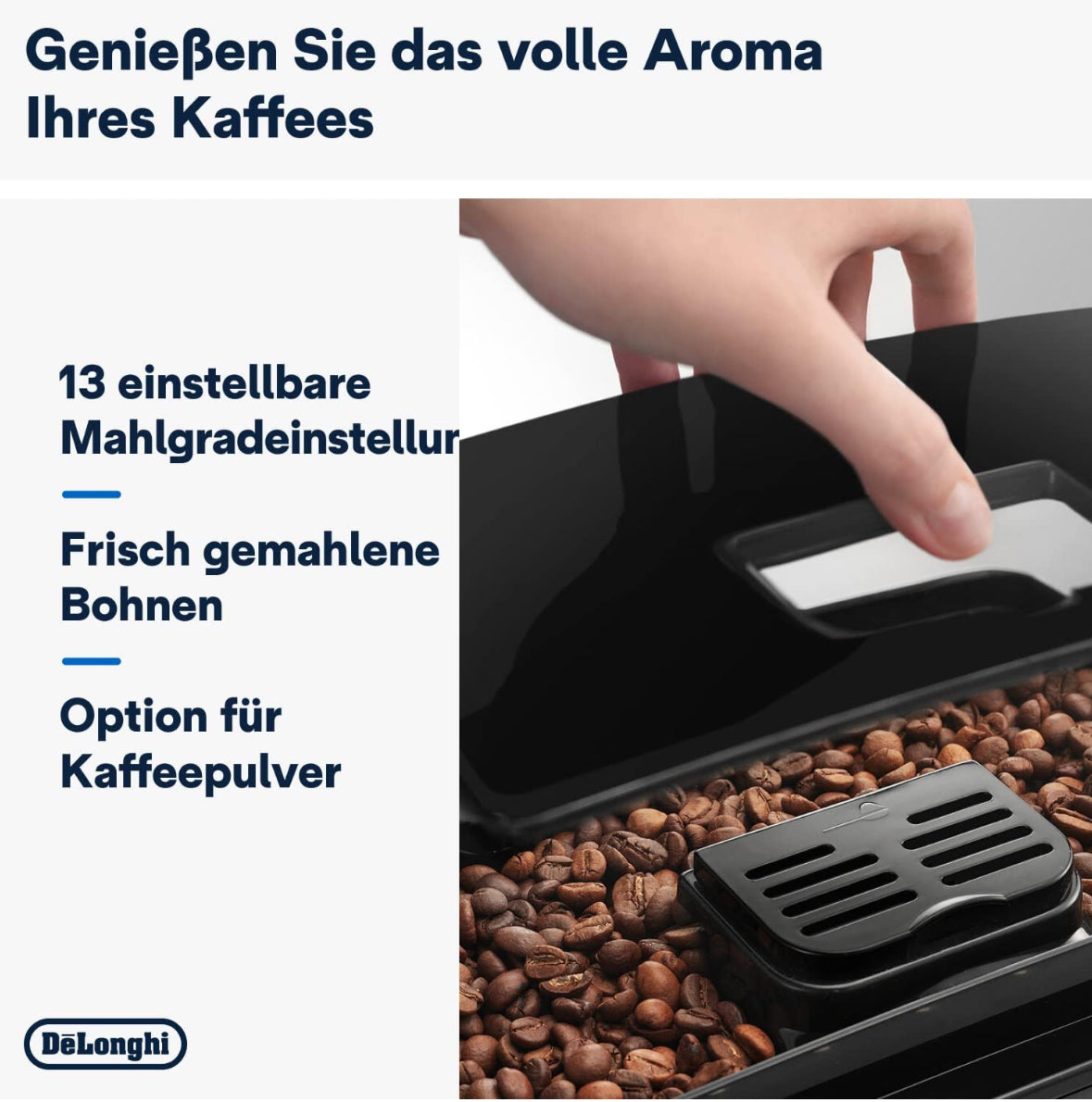 De'Longhi Magnifica S ECAM 22.110.B Kaffeevollautomat mit Milchaufschäumdüse für Cappuccino, mit Espresso Direktwahltasten und Drehregler, 2-Tassen-Funktion, 1,8 Liter Wassertank.(Gebraucht,Zustand sehr gut)
