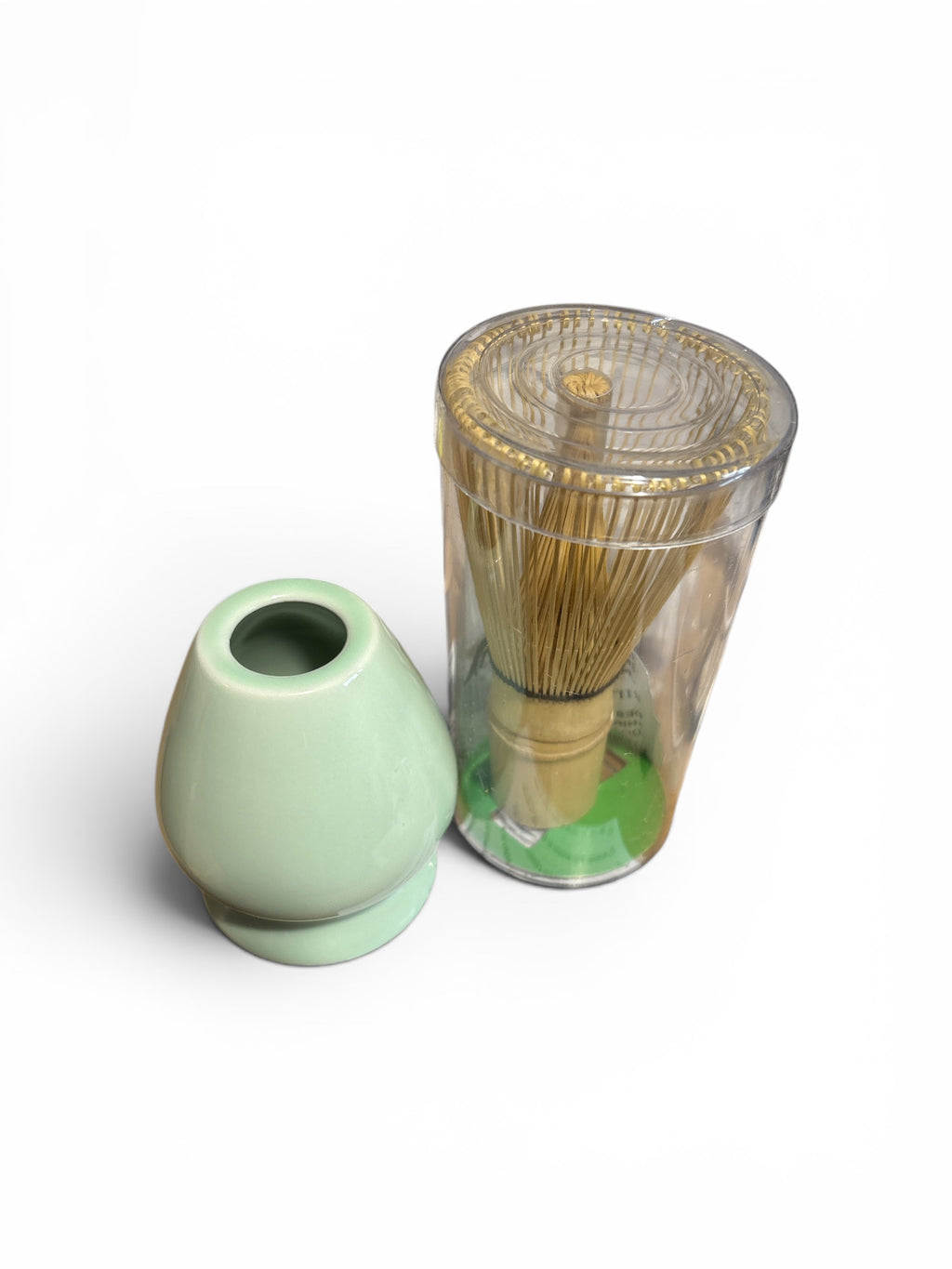 4 teiliges traditionelles Matcha Zubehör aus Bambus, inkl. Matcha Whisk