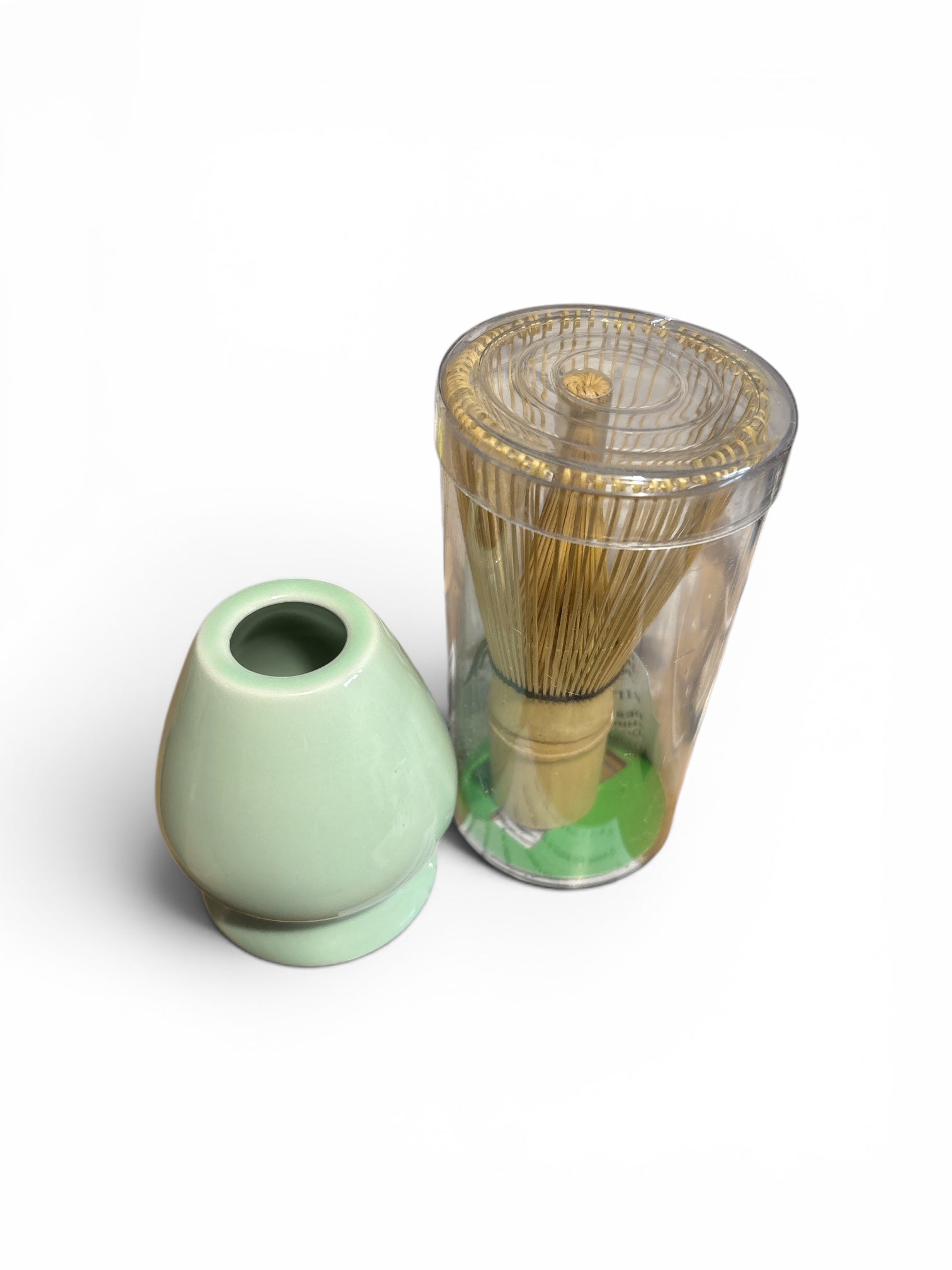 4 teiliges traditionelles Matcha Zubehör aus Bambus, inkl. Matcha Whisk