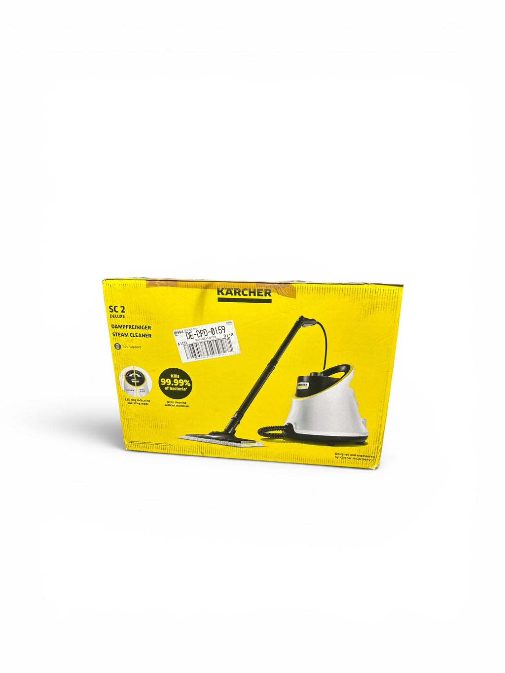 Kärcher SC 2 Deluxe Dampfreiniger (Weiß) – Geprüfte Händler-Retoure, TOP Zustand
