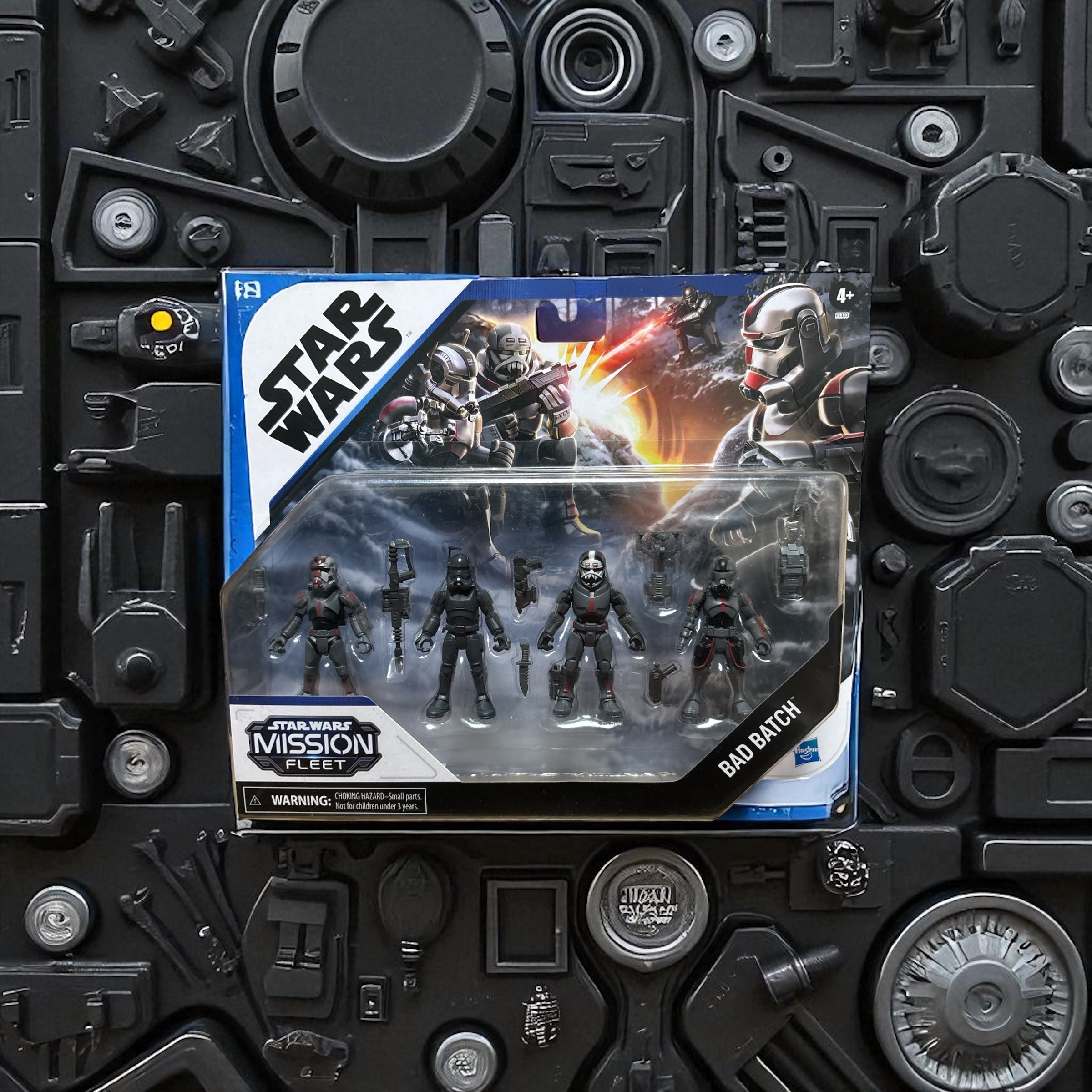 Star Wars Mission Fleet Klonkommando-Action 6 cm große Action-Figuren 4er-Pack mit Mehreren Accessoires