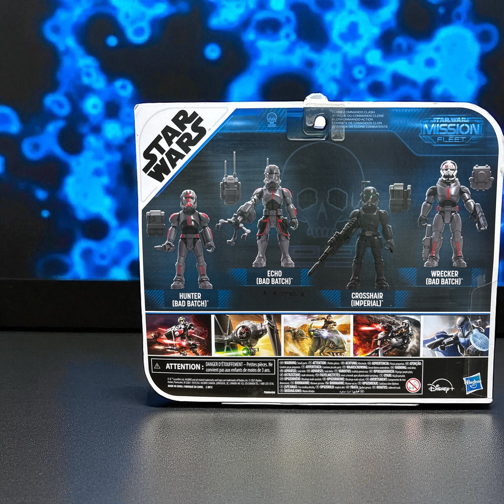 Star Wars Mission Fleet Klonkommando-Action 6 cm große Action-Figuren 4er-Pack mit Mehreren Accessoires