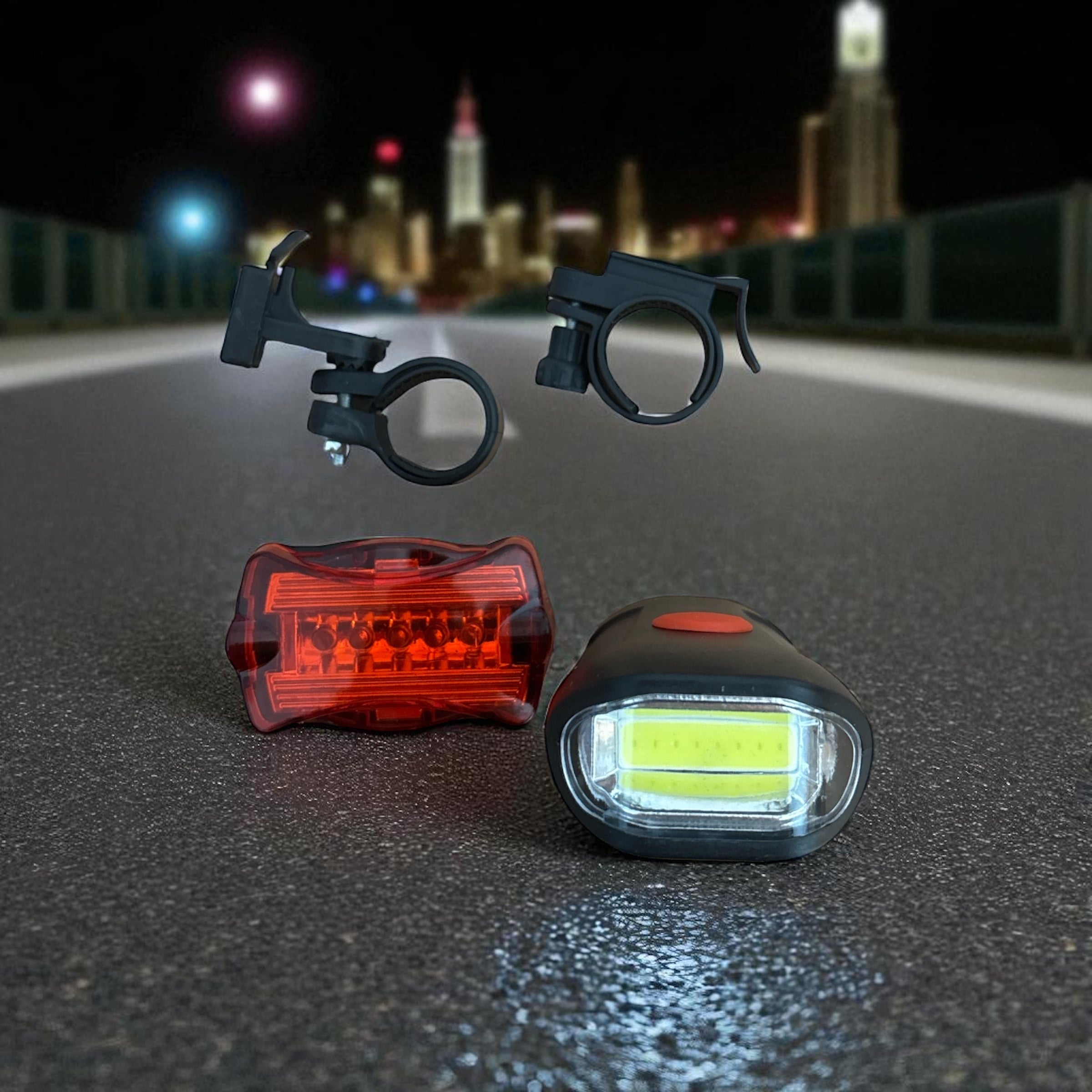 KMTSTYLE LED Fahrradbeleuchtungsset