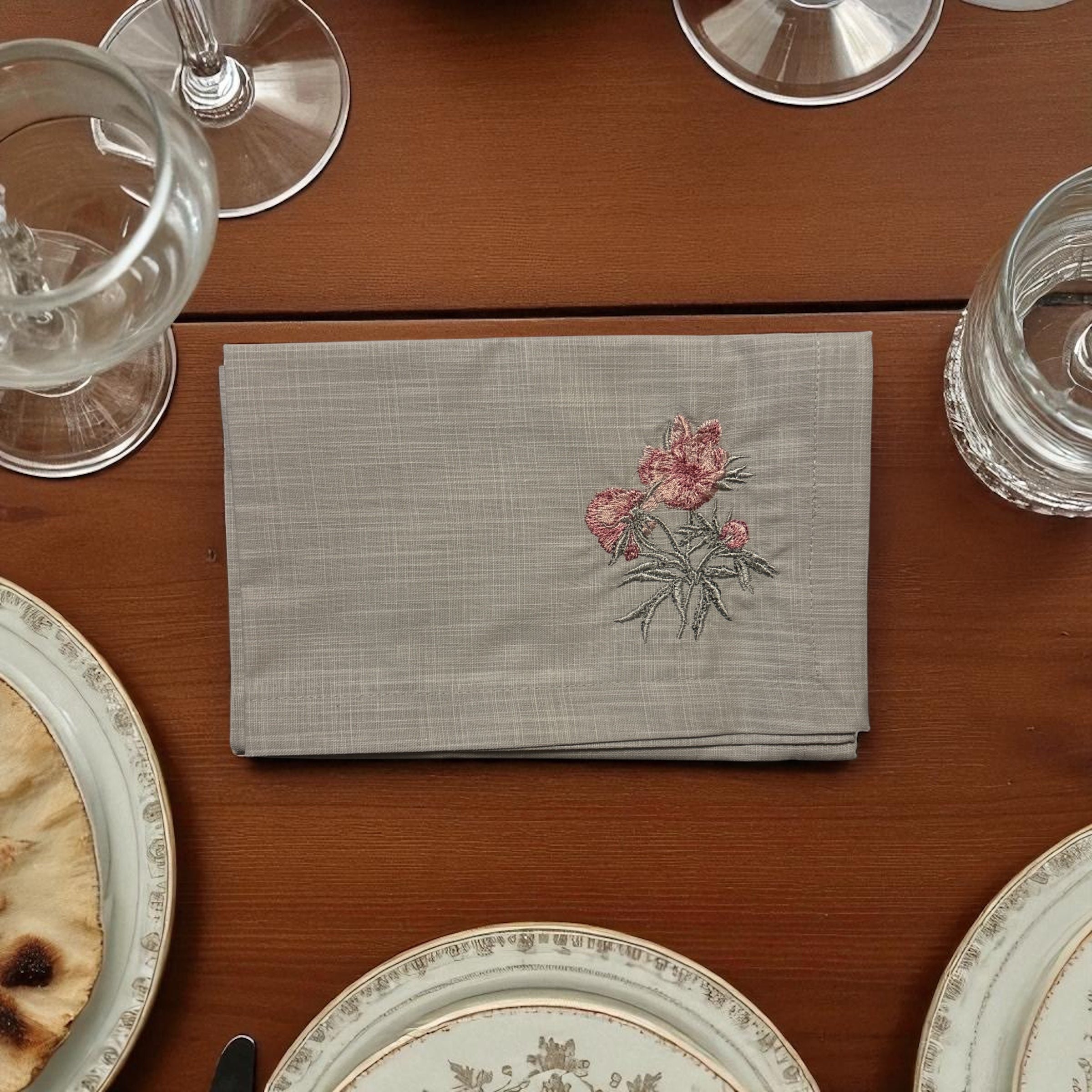 8 stk. Stoffserviette 45x45cm Armin Morbach